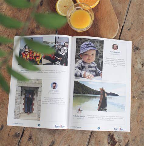 journal familial papier images generation