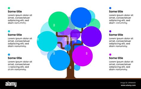 illustration arbre de flux chroma key