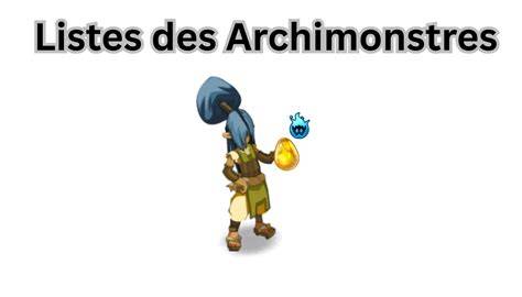 Archimonstres et déclenchement d'apparition illustration