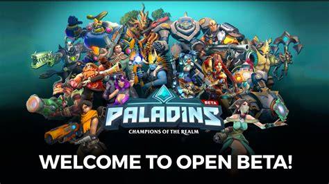 Paladins open beta consoles conceptuelle (infographie des ressources et personnages)