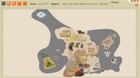 Carte des serveurs et architectures DOFUS Retro