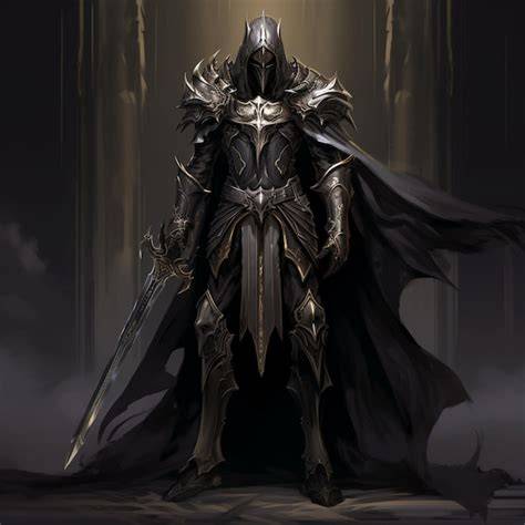 armure chevalier mort GN design sombre