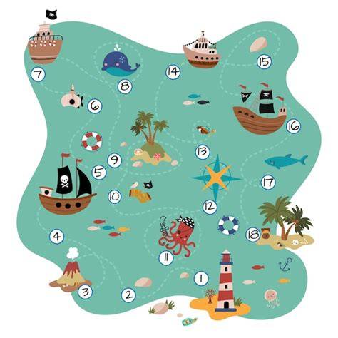 carte des lieux et aventures marines disney
