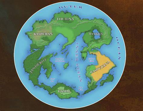 cartographie du monde de Thennla et Terrinoth