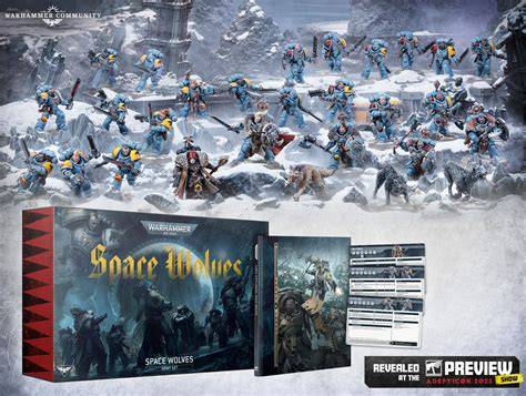 Base et préparation des pièces Space Wolves