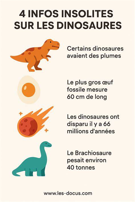 infographie île et dinosaures