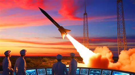 Illustration du missile traçant et du tir aligné en action
