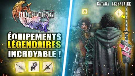 illustration des armes légendaires Final Fantasy