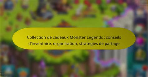 diagramme stratégies d'équipe monster legends