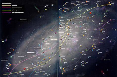 carte galactique des zones etplanètes SWTOR offensive