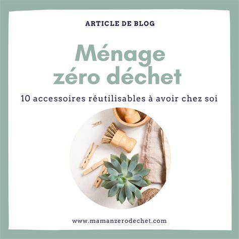 guide photo accessoires ménage écologique