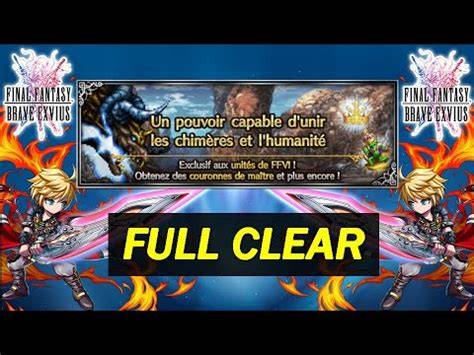 infographie faiblesses chimères ffbe