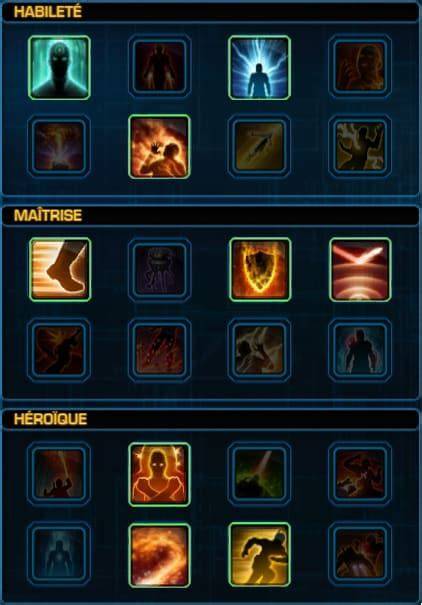 infographie progression bouclier SWTOR