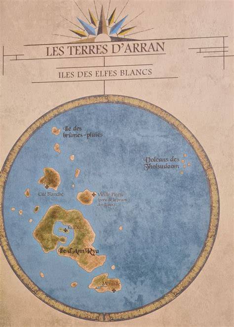 carte politique Caradul elfes intrigue