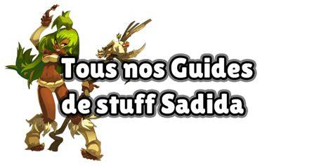 Evolution des stuffs Sadida (infographie équipements et niveaux)