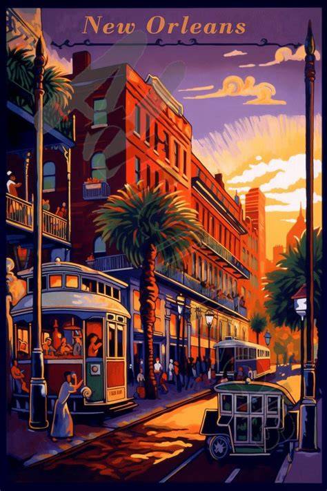 illustrations et plans de New Orleans 1920s