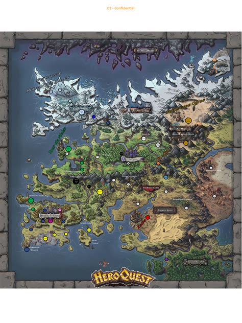 carte d’Umbar-Môkh et zones de Quêtes