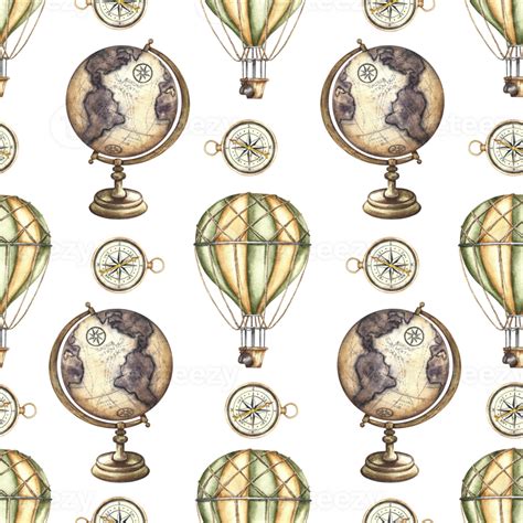 illustration des globes et artefacts