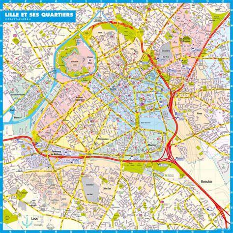 carte de la cité souterraine et ses quartiers drow