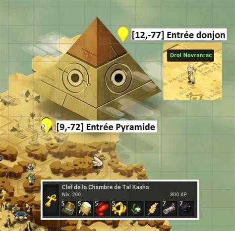 Schéma des mécaniques de combat de Tal Kasha