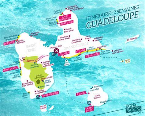 image illustration itinéraire Guadeloupe