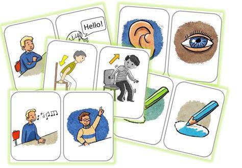illustration de jeux de flashcards en classe