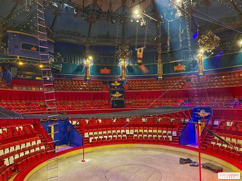 plan vue generale evenement halloween cirque