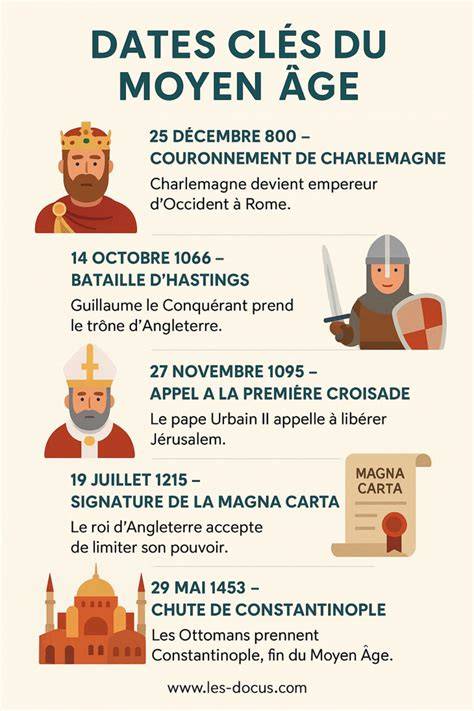 Infographie: Éléments clés d'un MMO médiéval