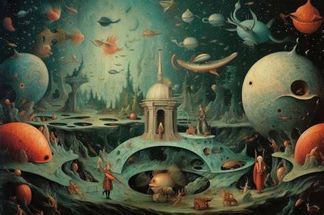 illustration atmosphérique lovecraftienne