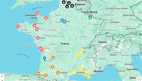 Carte des flux de connexion et points de blocage