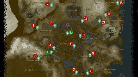 Carte et emplacements des zones Iokath