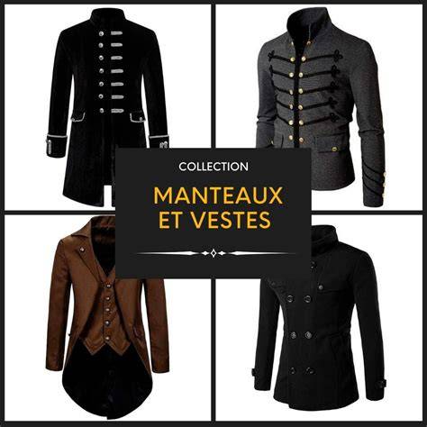 image vestes steampunk variées